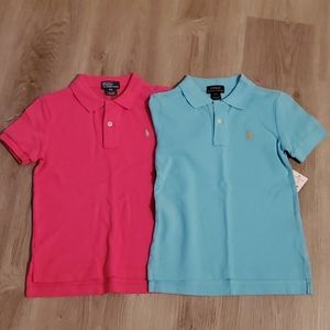 2 NWT brand new 4T Polo shirts